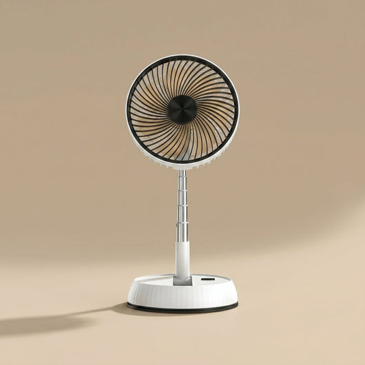 Ventilateur sur pied pliable Zelvio coloris Blanc packshot