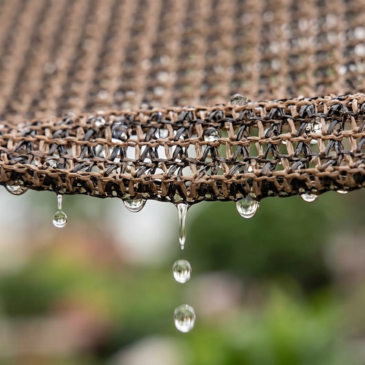 Tricot PEHD respirant de la voile d'ombrage, l'eau s'egoutte