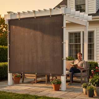 Voile d'Ombrage Rectangulaire HDPE Anti-UV Respirante | Brisven